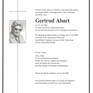 Abart Gertud G
